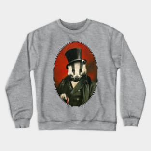 Victorian Badger oval design Crewneck Sweatshirt